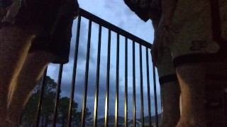 Fuck and Suck on the Back Porch During Stormy Weather