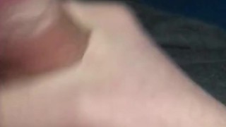 Fat Cock Gets Jerked to Big Cumshot