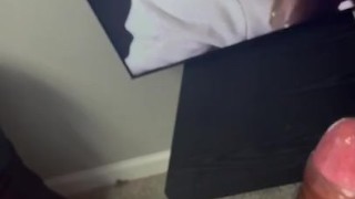 Quick nut while watching porn (: hope u enjoy (; (Snapchat: iampb901 ) Twitter: _smokes901