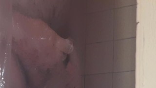 stepdad in the shower voyeur masturbating 