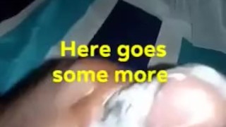 Muscular Black TWINK jerks BBC until he reach HUGE CUMSHOT