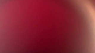 Creampie drips and hits camera man at the gloryhole 