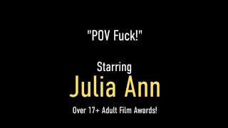 Cumtastic Cock Garage Julia Ann Gives A 5 Star POV Fuck!