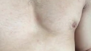 Bouncing & tensing chest