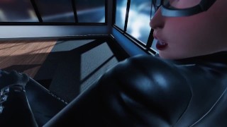 Catwoman Pov in the office