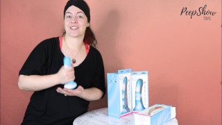 Toy Review - Colours Yum Yum 6, 7, and 8 Inch Marbled Silicone Dildo