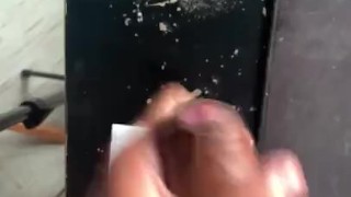 Giving Whore of a Table Morning Facial After Being Pent Up.