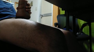 いつも通りのオナニー！フェラホールに中出し！