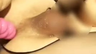 japaneseMan anal alone sex. pee splash