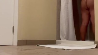 FTM Showering Horny Clean for Anal