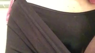 Trans Girl Pees Her Leggings
