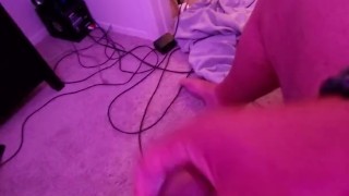 Cumming After Working