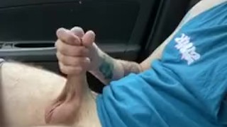 Public Car Cumshot