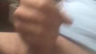 Rubbing my cum in my cock whilst thinking about you