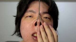 豚のオナニー10-3　ブタ鼻の触り心地　Pig Masturbation 10-3 Touch The Pig Nose