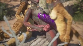 Dragon Futa Gets Filled by Cat Girl Futa