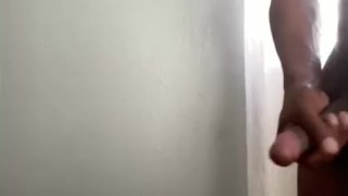 hot guy jerks off untill he cums 