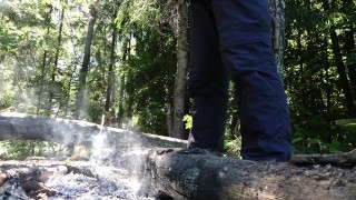 Pissing on fire, the only way to turn it off.