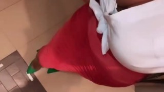 Lara Frost in a secretary costume. ( full video on Onlyfans)