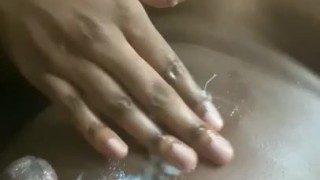 Playing with My Cum