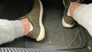 AlphaMaleXXL Trainers, ankle socks and feet 