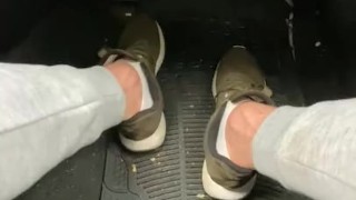 AlphaMaleXXL Trainers, ankle socks and feet 