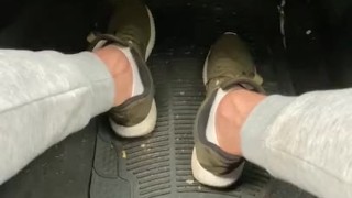 AlphaMaleXXL Trainers, ankle socks and feet 