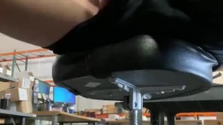Jacking off at work 