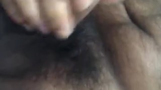 Solo indian Uncut cock masturbation