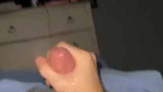 White twink cums hard 