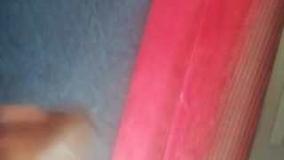 A quick wank and cumshot before work k
