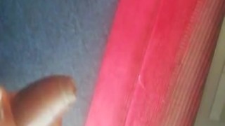 A quick wank and cumshot before work k