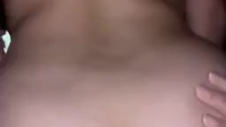 Girl Rides my Big Cock with her Tight Creamy Pussy