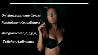 Horny Latina Teases Her Tight Holes
