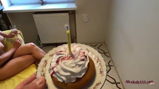 Alice's Birthday And Big Dick In Cake As Gift