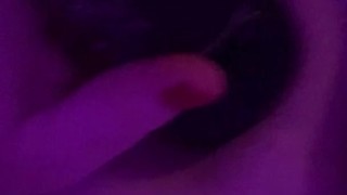 Thick Red head squirts from Wand