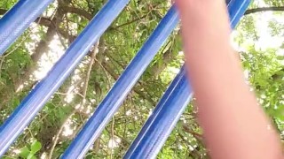 Playing on the playground!!