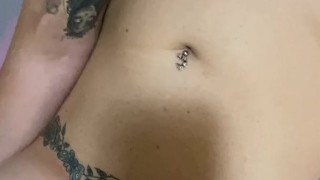 HORNY SPANISH TEEN MASTURBATES HER PUSSY WITH A DILDO WHILE EVERYBODY IS