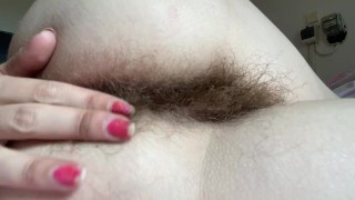 Hairy ass fetish closeup video