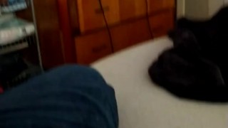 Caught jacking off to roommate changing part 1