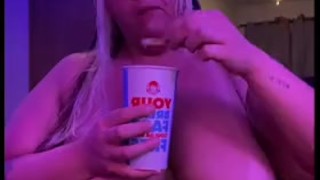 Bbw mukbang eat with me! (Few farts included)