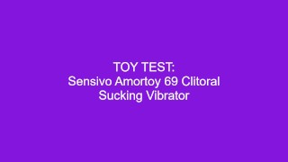 TOY TEST - Sensivo Amortoy Pro 69 Clitoral Sucking Vibrator milfmature bbw