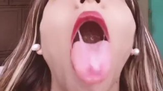 Cum in my mouth-Spit/tongue fetish (Trailer)