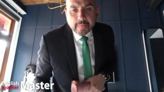 Suited hotel manager orders you to use dildos & to jerk for him POV PREVIEW