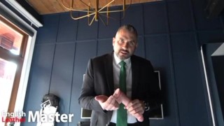 Suited hotel manager orders you to use dildos & to jerk for him POV PREVIEW