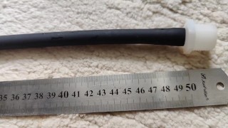Water enema. Deep cleaning before long time anal playing