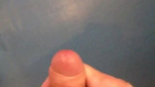 I shoot my cum over the floor (9 ropes of cum)