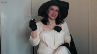 Lady Dimitrescu's Smoking Jerk Off Instructions