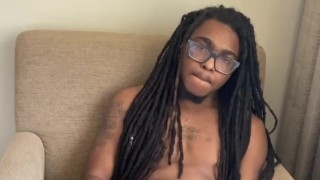 Tarzan gets FREAKY and TEASES while STROKING & SLAPPING Fat Black Dick (Twitter @SwingLikeTarzan)