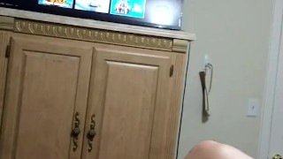 Sexy tattoo guy shoots load on his own stomach and chest